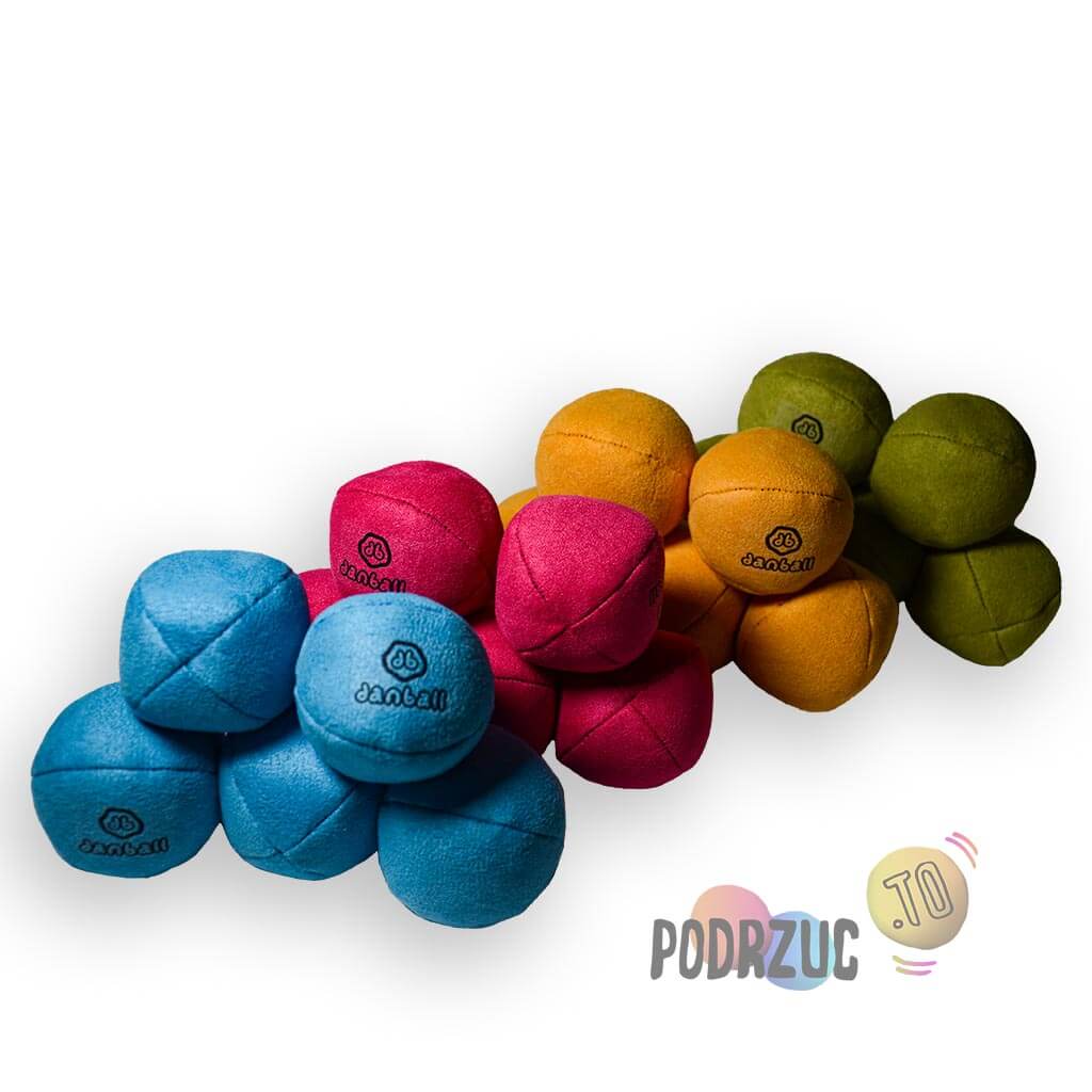Małe piłki do żonglowania dla dzieci kolorowe danball XS Podrzuc.to