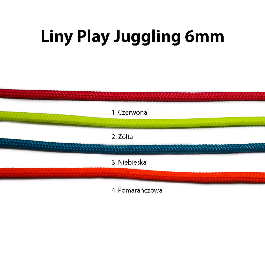 Poi Kontaktowe personalizowane Liny 6mm Play Juggling Podrzuc.to