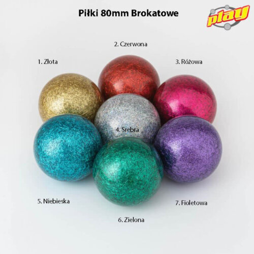 Poi Kontaktowe personalizowane Piłki brokatowe 80mm Play Juggling Podrzuc.to